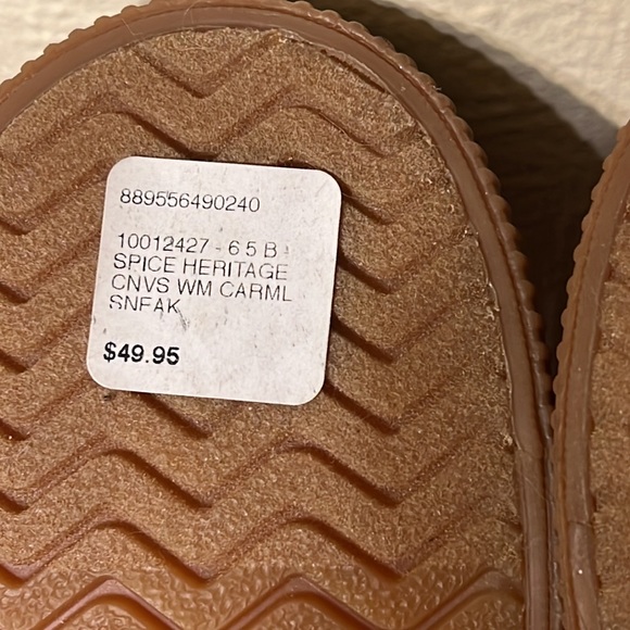 NWT! TOMS Carmel Spice Heritage Sneaker size 6.5 - Picture 8 of 12